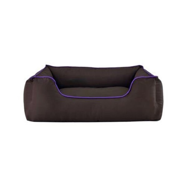 Pet Comfort Alpha Outdoor Kedi ve Köpek Yatağı Kahverengi/Mor Large 105x85 Cm