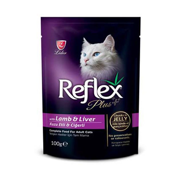 Reflex Plus Kuzu Etli Pouch Yetişkin Konserve Kedi Maması 100 Gr