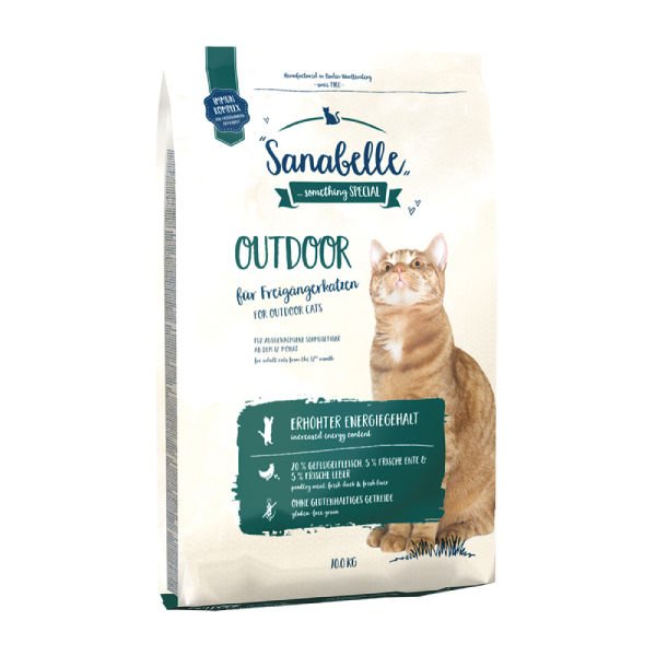 Sanabelle Outdoor Kümes Hayvanlı Ev Dışında Yaşayan Yetişkin Kedi Maması 10 Kg