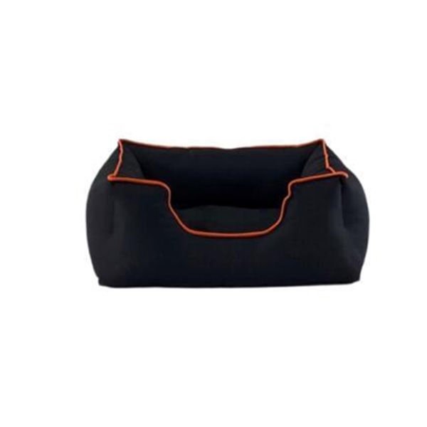 Pet Comfort Alpha Outdoor Kedi ve Köpek Yatağı Siyah/Turuncu Small 60x50 Cm