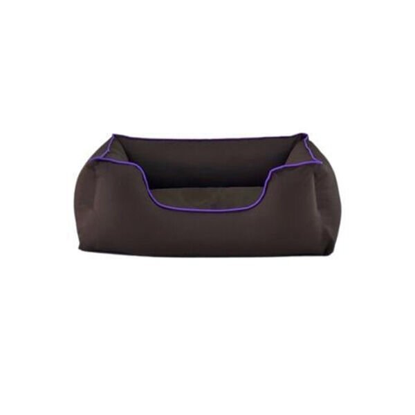 Pet Comfort Alpha Outdoor Kedi ve Köpek Yatağı Kahverengi/Mor Medium 80x65 Cm