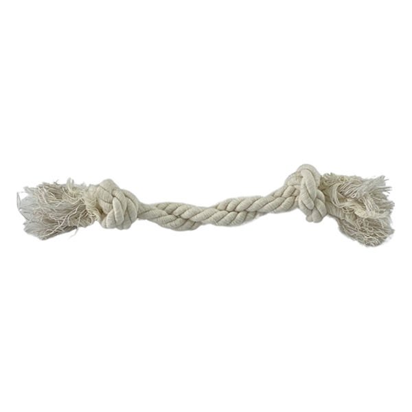 Pet Comfort 2 Düğümlü 100% Pamuk At Getir ve Diş Kaşıma Köpek Oyuncağı 20 Cm