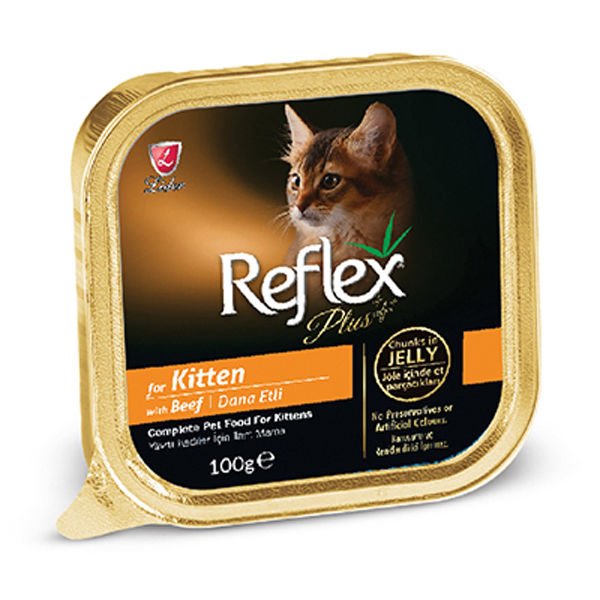 Reflex PlusPuppy Dana Etli Yavru Konserve Kedi Maması 100 Gr