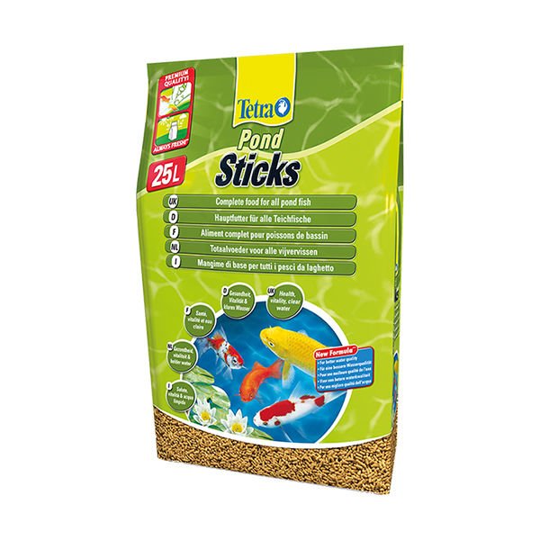 Tetra Pond Sticks Akvaryum Balık Yemi 25 Lt