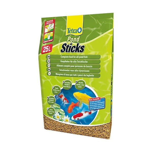 Tetra Pond Sticks Akvaryum Balık Yemi 25 Lt