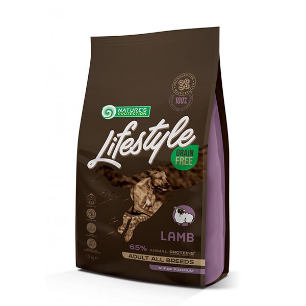 Natures Protection Lifestyle Tahılsız Kuzu Etli Yetişkin Köpek Maması 1.5 Kg