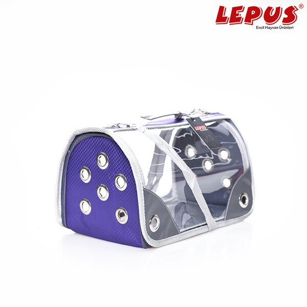 Lepus Şeffaf Fly Bag Çanta Mor Small 20*35*20h cm