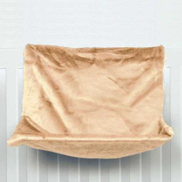 Trixie Peluş Kalorifer Kedi Yatağı Bej 47x30x27 Cm