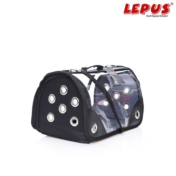 Lepus Şeffaf Fly Bag Çanta Siyah Small 20*35*20h cm