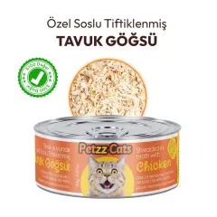 PetzzCats Tavuk Etli Konserve Kedi Maması 1 Adet 70 Gr