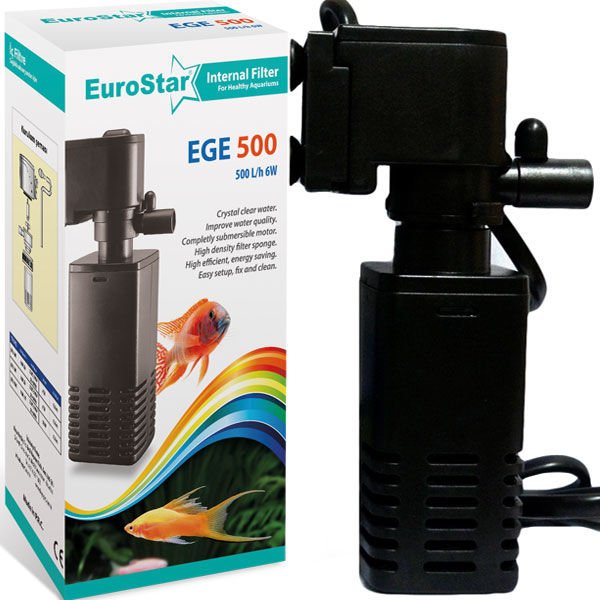 Euro Star Ege 500 Akvaryum İç Filtre 6W 500 Lt/h