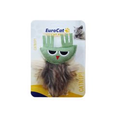 Eurocat Yeşil Sincap Şeklinde Kedi Oyuncağı Yeşil 11 Cm