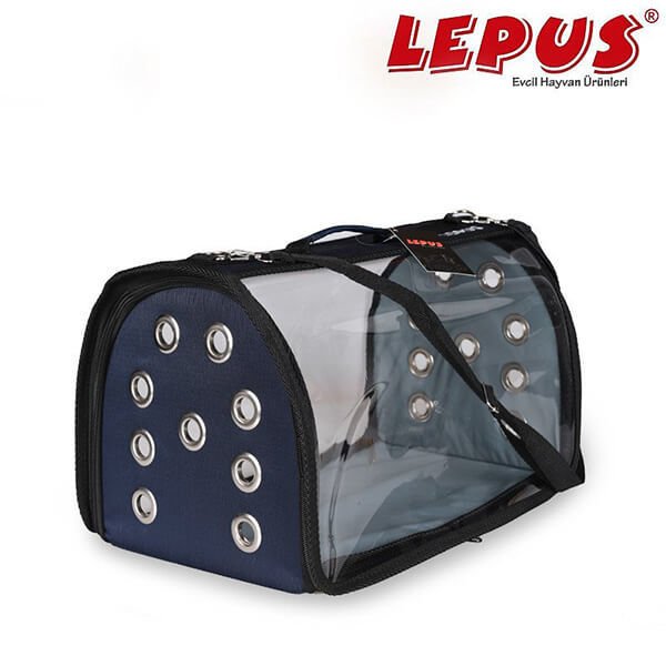 Lepus Şeffaf Fly Bag Lacivert M 25x40x25h cm