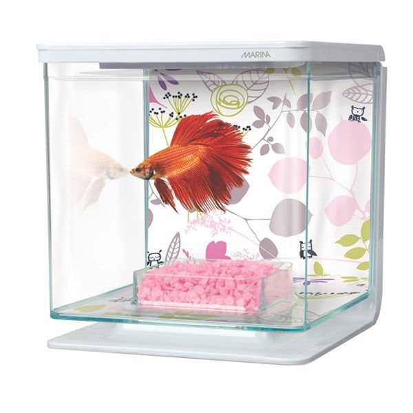 Marina Beta Akvaryum Başlangıç Seti Yaprak Desenli