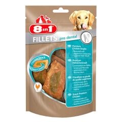 8in1 Fillets Pro Dental Tavuklu Köpek Ödül Maması S 80 gr