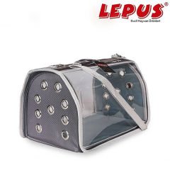 Lepus Şeffaf Fly Bag Gri M 25x40x25h cm