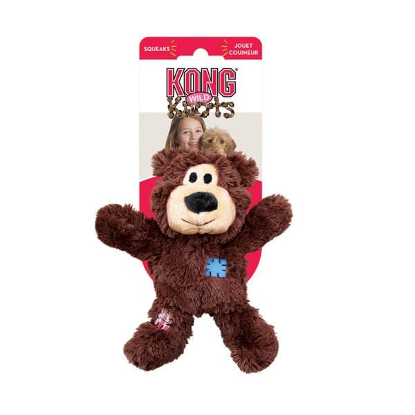 Kong Knots Ayı Peluş Köpek Oyuncağı Xsmall 11 Cm