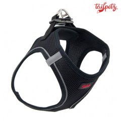 Tailpetz Air Mesh Köpek Göğüs Tasması (XS) Siyah