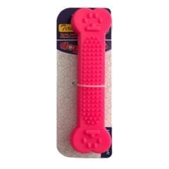 Petpretty Plastik Yassı Kemik Büyük Köpek Oyuncağı Pembe