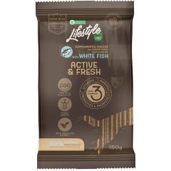 Natures Protection Life Style Tahılsız Aktif ve Taze Beyaz Balıklı Köpek Ödül Maması 150 Gr