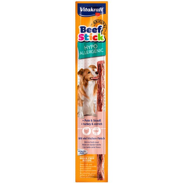 Vitakraft Hypoallergenic Devekuşu ve Hindili Köpek Ödül Maması 12 Gr