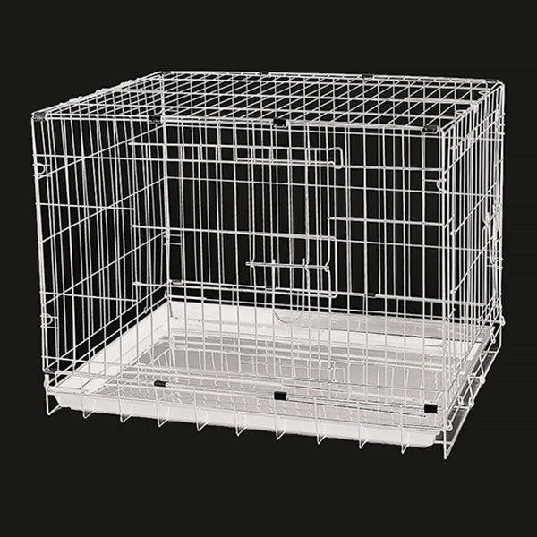 Dayang Metal Köpek Kafesi Beyaz 78x48x55 Cm