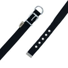 Doggie Comfort Dokuma Köpek Boyun Tasması Medium Siyah 2.5x37-45 Cm