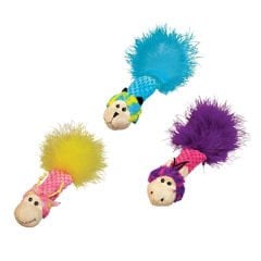 Kong Catnipli ve Tüylü Yastık Kedi Oyuncağı 16 Cm