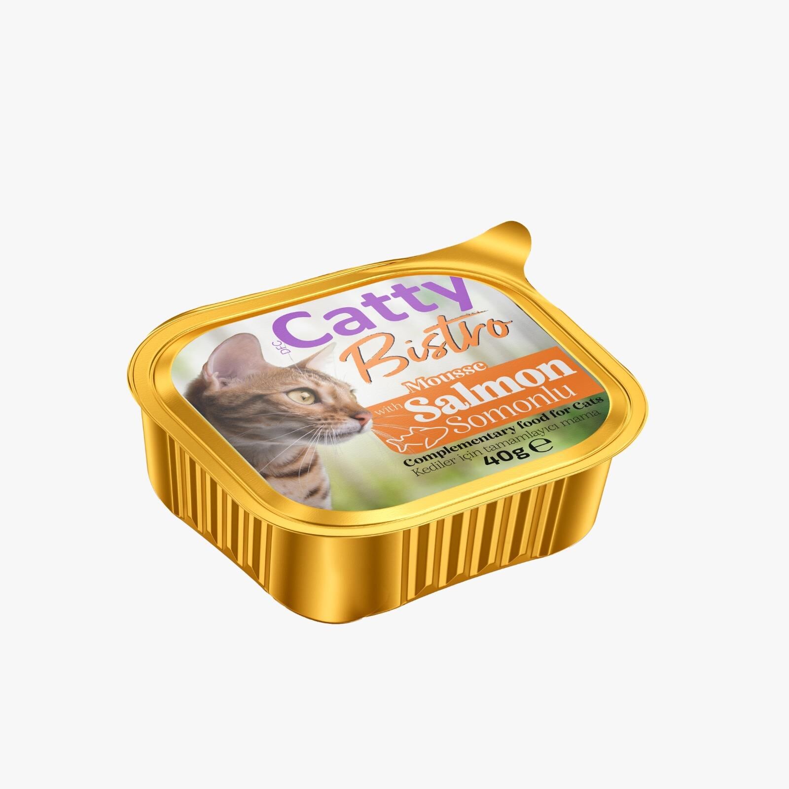 Catty Bistro Mousse Somonlu Yetişkin Kedi Konservesi 40 Gr