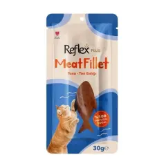 Reflex Plus Meat Fillet Ton Balıklı Fileto Kedi Ödül Maması 1 Adet 30 Gr
