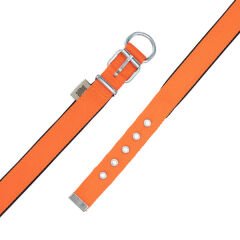 Doggie Comfort Dokuma Köpek Boyun Tasması Medium Turuncu 2.5x37-45 Cm