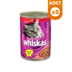 Whiskas Biftekli Yetişkin Konserve Kedi Maması 400 Gr