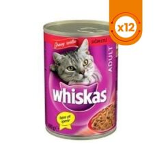 Whiskas Biftekli Yetişkin Konserve Kedi Maması 400 Gr