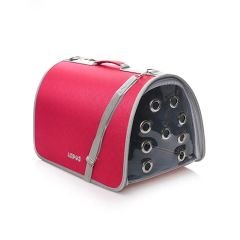 Lepus Fly Bag Köpek Taşıma Çantası Pembe 25x40x25 Cm