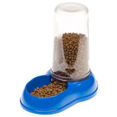 Ferplast Azimut 600 Saklamalı Kedi ve Köpek Mama ve Su Kabı Mavi 0.6 Lt