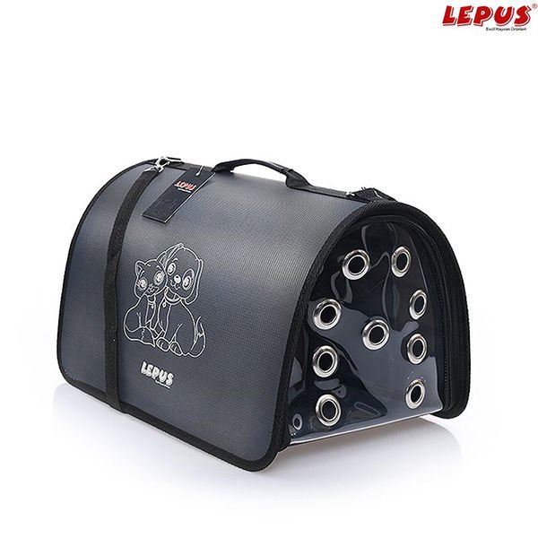 Lepus Fly Bag Köpek Taşıma Çantası Gri 25x40x25 Cm