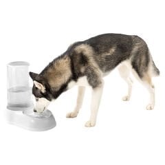 Ferplast Azimut 5500 Saklamalı Kedi ve Köpek Mama ve Su Kabı Kırmızı 5.5 Lt