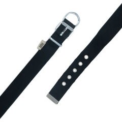 Doggie Comfort Dokuma Köpek Boyun Tasması Medium Siyah 3x42-50 Cm