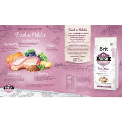 Brit Fresh Puppy Tavuk ve Patatesli Yavru Köpek Maması 12 Kg