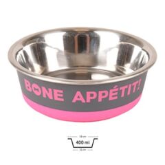 Flamingo Appetit Köpek Mama Kabı Fuşya 400 Ml