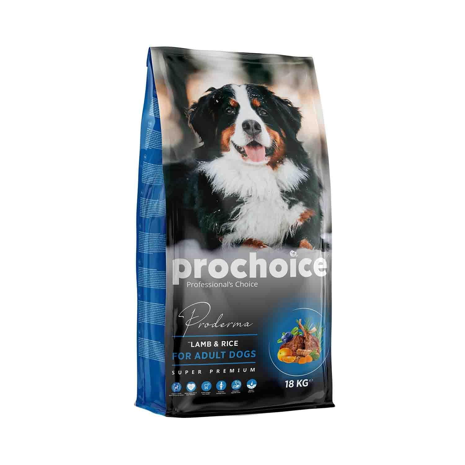 Prochoice Proderma Kuzu Etli Yetişkin Köpek Maması 18 kg
