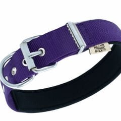 Doggie Comfort Dokuma Köpek Boyun Tasması Large Mor 3x47-55 Cm