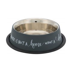 Trixie Köpek Mama ve Su Kabı Paslanmaz Çelik Gri 0.70 Lt 21 Cm