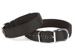 Doggie Comfort Dokuma Köpek Boyun Tasması Small Siyah 4x47-55 Cm