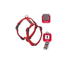 Karlie Kilitli Köpek Göğüs Tasması Xlarge Kırmızı 90-120 Cm