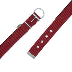 Doggie Comfort Dokuma Köpek Boyun Tasması Small Kırmızı 4x47-55 Cm