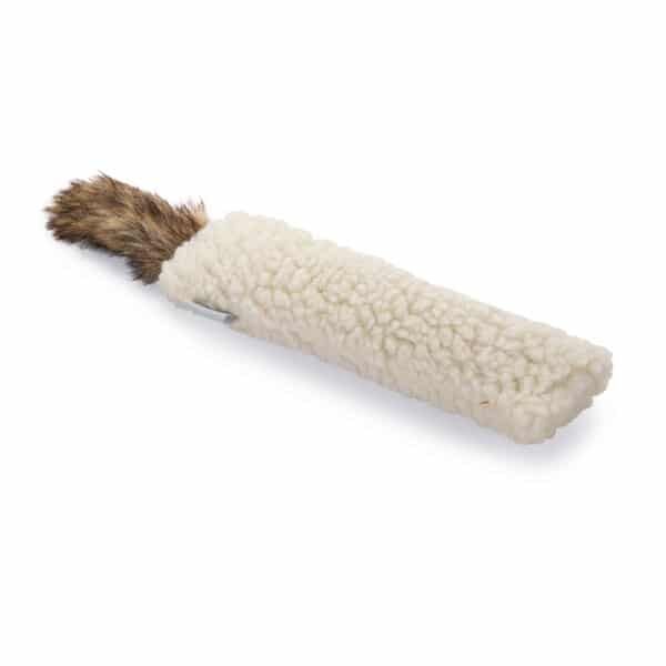 Beeztees Kedi Otlu Tüylü Kedi Peluş Oyuncak Bej 33 Cm