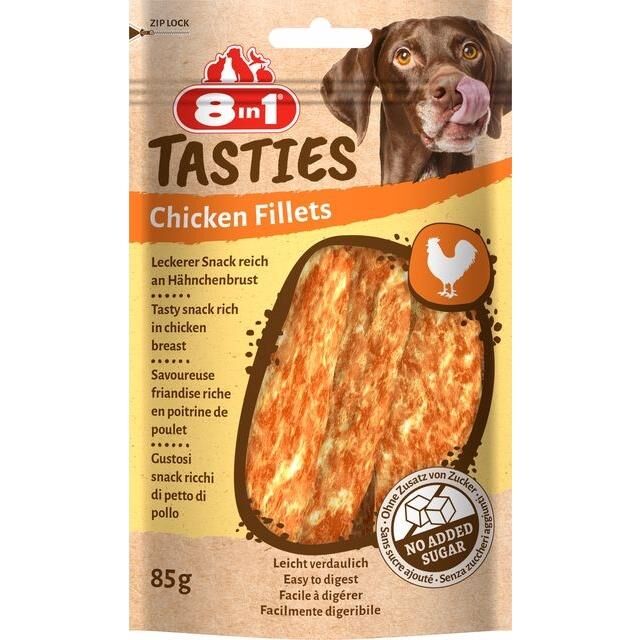 8in1 Tasties Tavuk Fileto Köpek Ödülü 85 gr