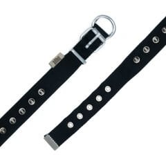 Doggie Comfort Dokuma Çivili Köpek Boyun Tasması Medium Siyah 2.5x37-45 Cm