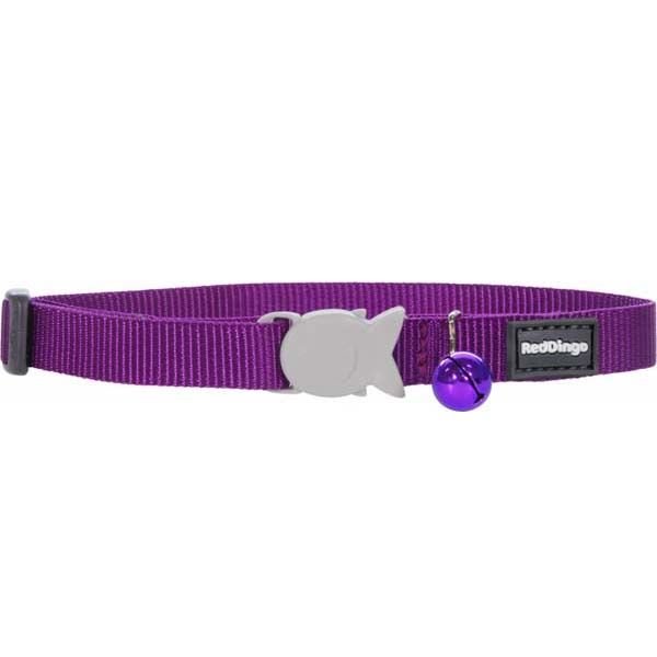 Red Dingo Klasik Kedi Boyun Tasması Mor 12 Mm